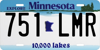 MN license plate 751LMR