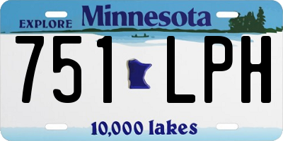MN license plate 751LPH