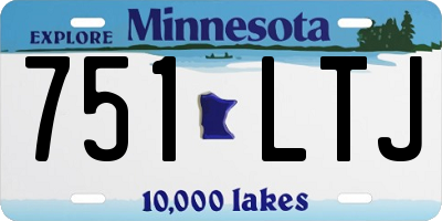 MN license plate 751LTJ