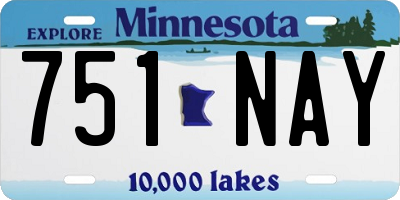 MN license plate 751NAY
