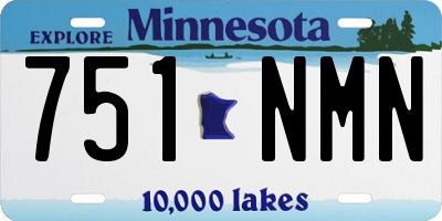 MN license plate 751NMN