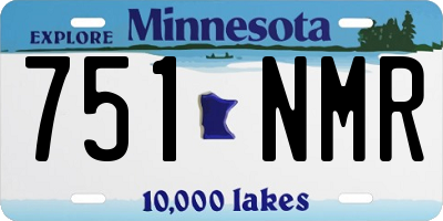 MN license plate 751NMR