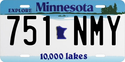 MN license plate 751NMY