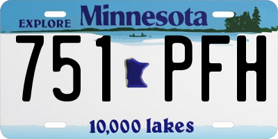 MN license plate 751PFH