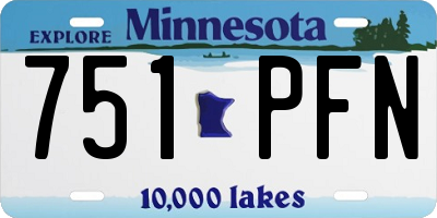 MN license plate 751PFN