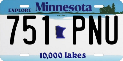 MN license plate 751PNU