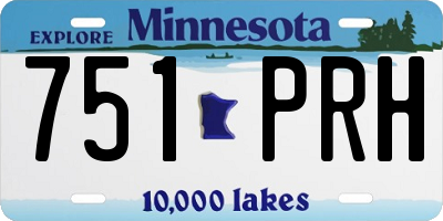 MN license plate 751PRH