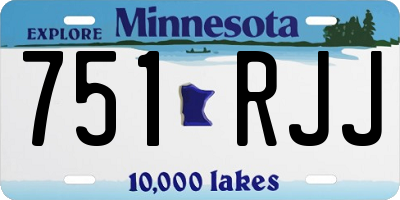 MN license plate 751RJJ