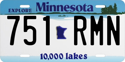 MN license plate 751RMN