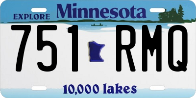 MN license plate 751RMQ