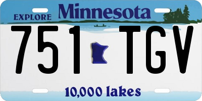 MN license plate 751TGV
