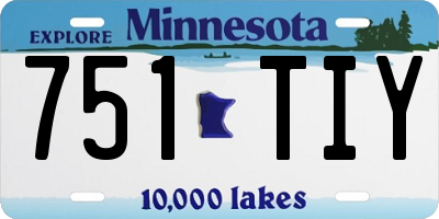 MN license plate 751TIY