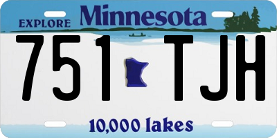 MN license plate 751TJH