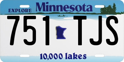 MN license plate 751TJS