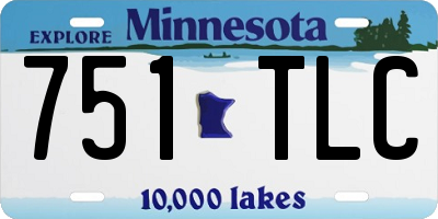 MN license plate 751TLC