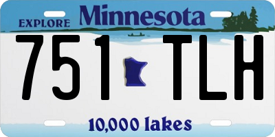 MN license plate 751TLH