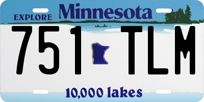 MN license plate 751TLM