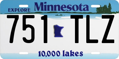 MN license plate 751TLZ