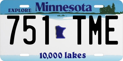 MN license plate 751TME