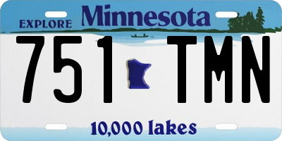 MN license plate 751TMN