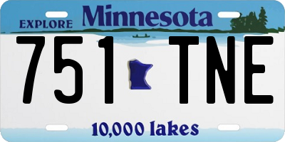 MN license plate 751TNE