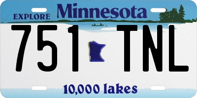 MN license plate 751TNL