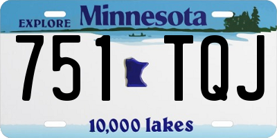 MN license plate 751TQJ