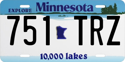 MN license plate 751TRZ