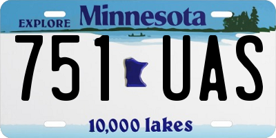 MN license plate 751UAS