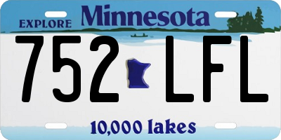 MN license plate 752LFL