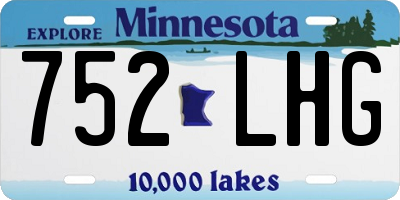 MN license plate 752LHG