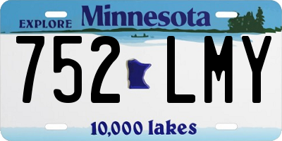 MN license plate 752LMY