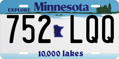 MN license plate 752LQQ
