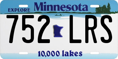 MN license plate 752LRS