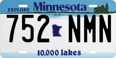 MN license plate 752NMN