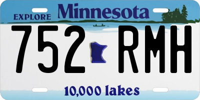 MN license plate 752RMH