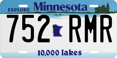 MN license plate 752RMR