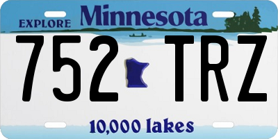 MN license plate 752TRZ