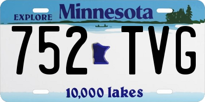 MN license plate 752TVG