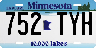 MN license plate 752TYH