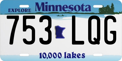 MN license plate 753LQG