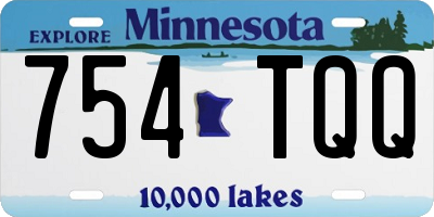 MN license plate 754TQQ