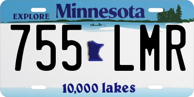 MN license plate 755LMR