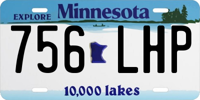 MN license plate 756LHP