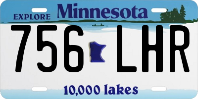 MN license plate 756LHR