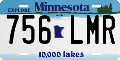 MN license plate 756LMR