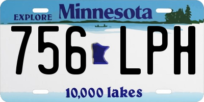 MN license plate 756LPH