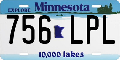 MN license plate 756LPL