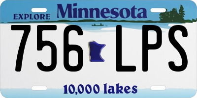 MN license plate 756LPS