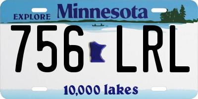 MN license plate 756LRL